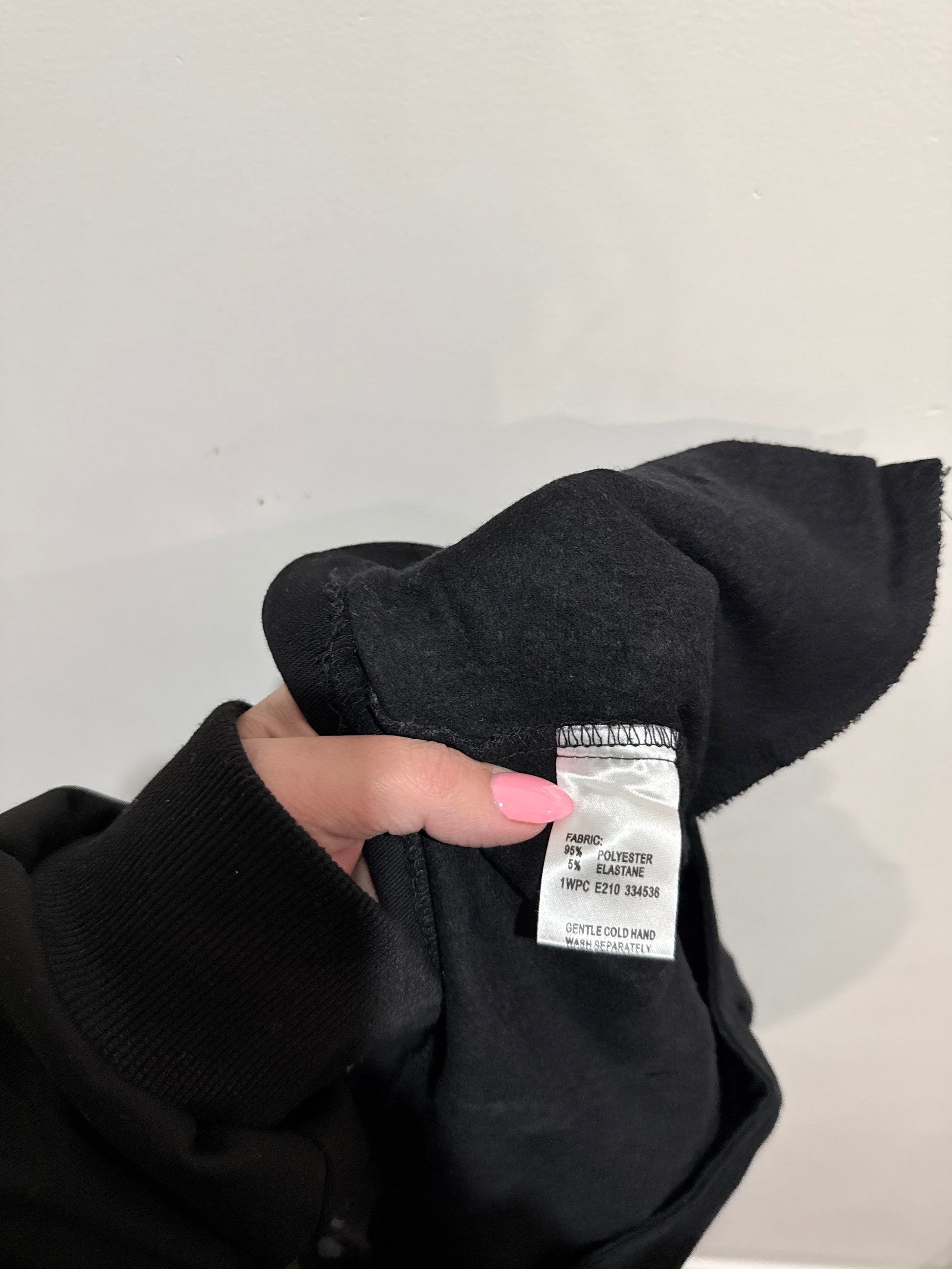 Mirrou Slim-fit Black Trousers Size 10