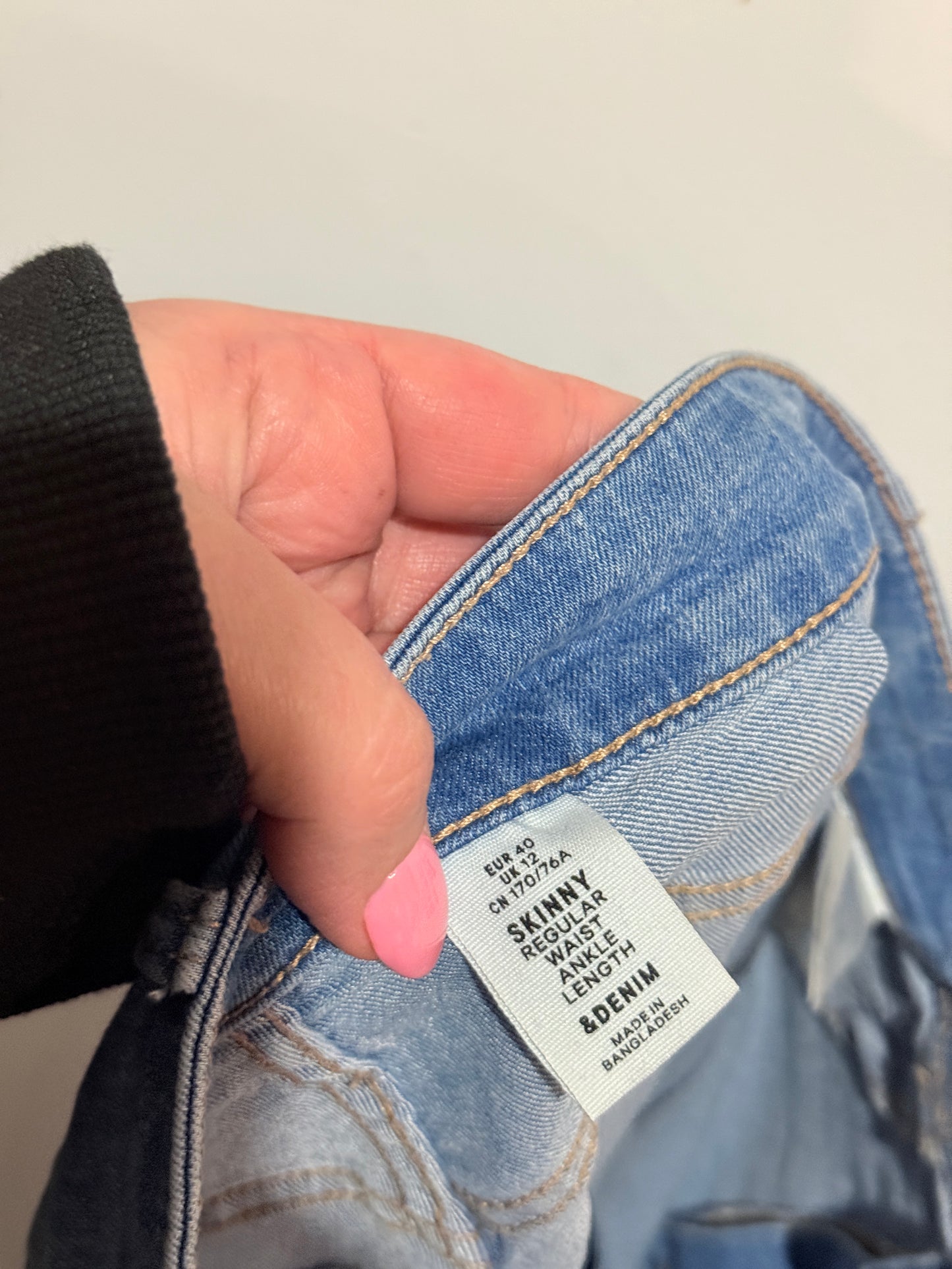 & Ebun Midrise Skinny Jeans Size 12