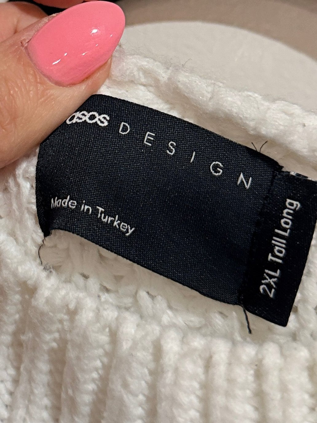 Asos Ribbed Sweater Size 2Xl