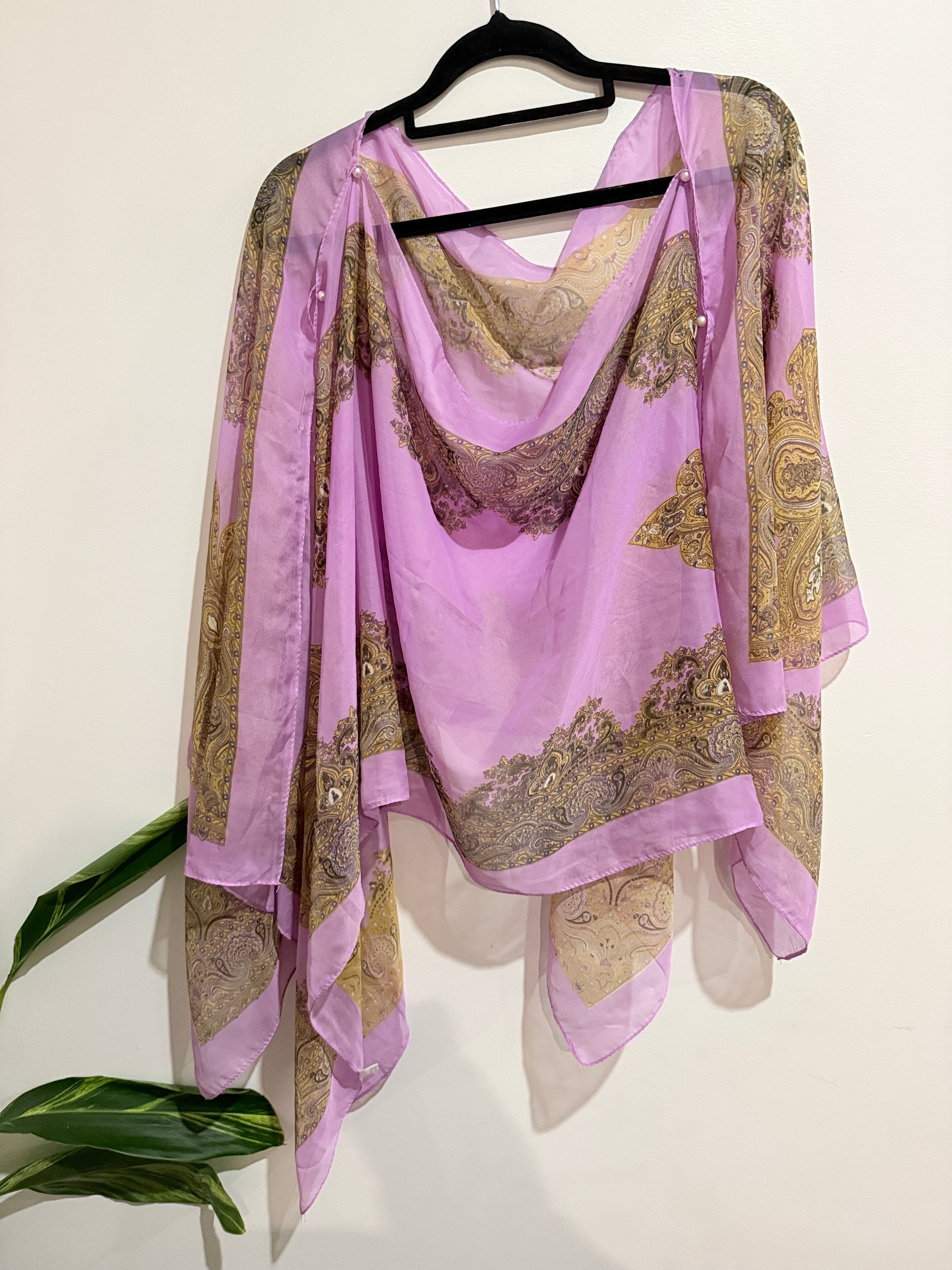 Zhen Qing Chiffon Shawl