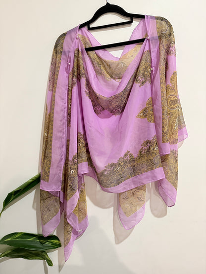 Zhen Qing Chiffon Shawl
