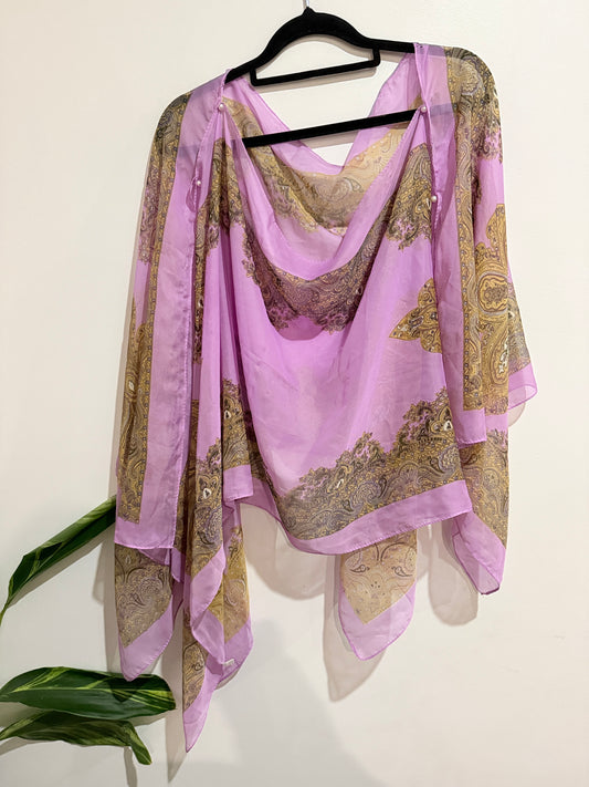 Zhen Qing Chiffon Shawl