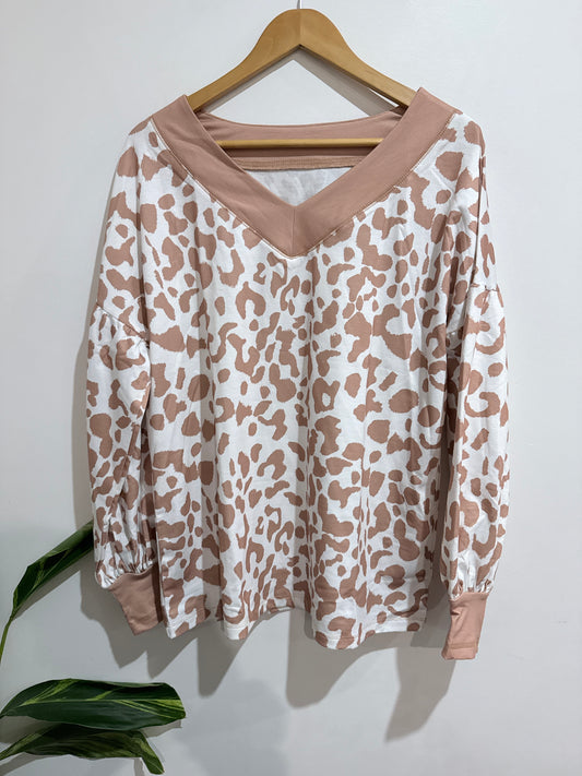 Brand Unknown Maddi Oversized Top Size L | U/Arm to U/Arm 59cm