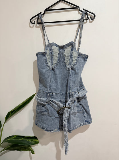 Shein Denim Romper Size L | Waist 64cm