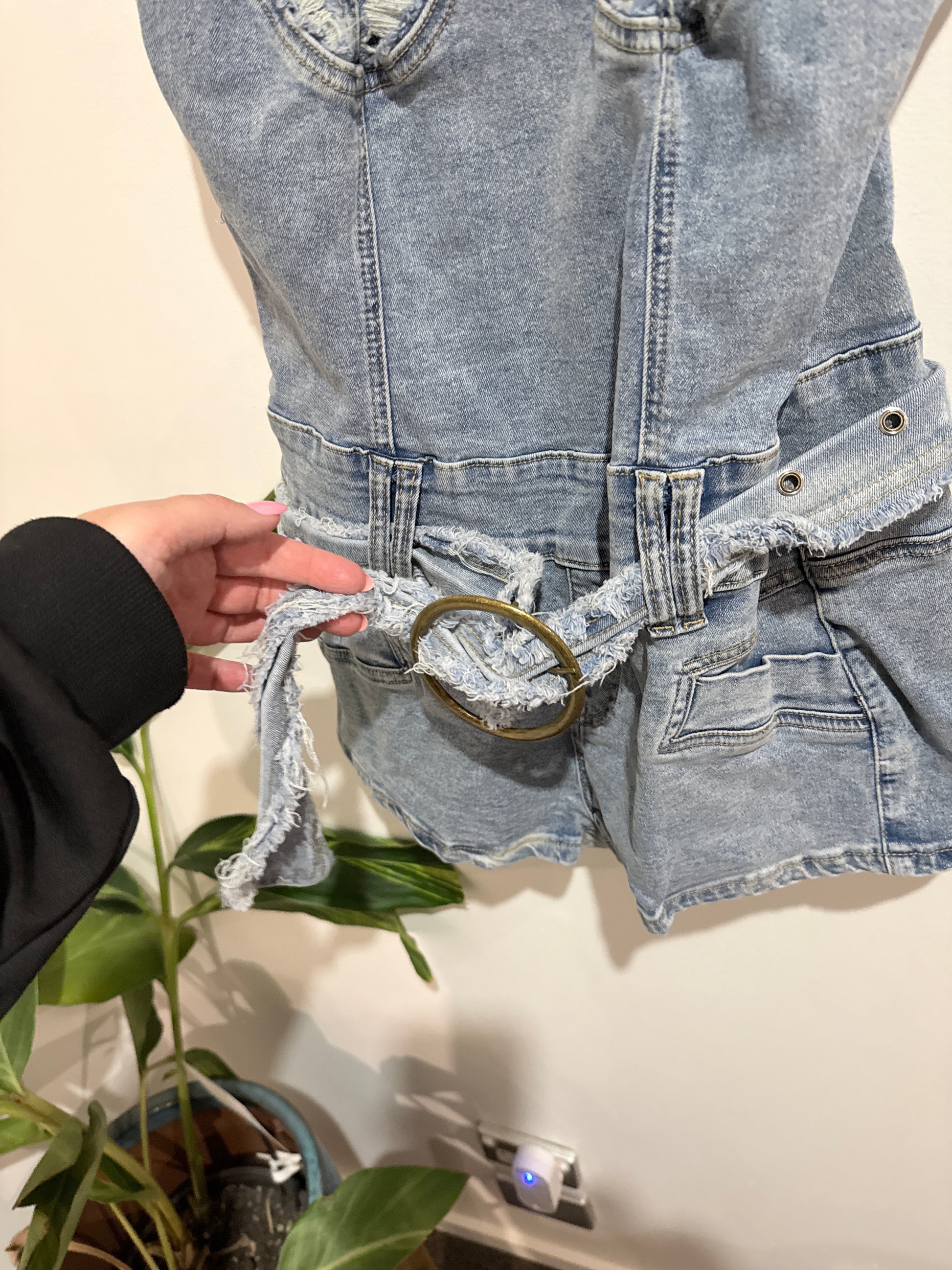 Shein Denim Romper Size L | Waist 64cm
