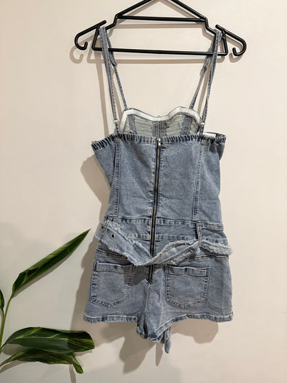 Shein Denim Romper Size L | Waist 64cm