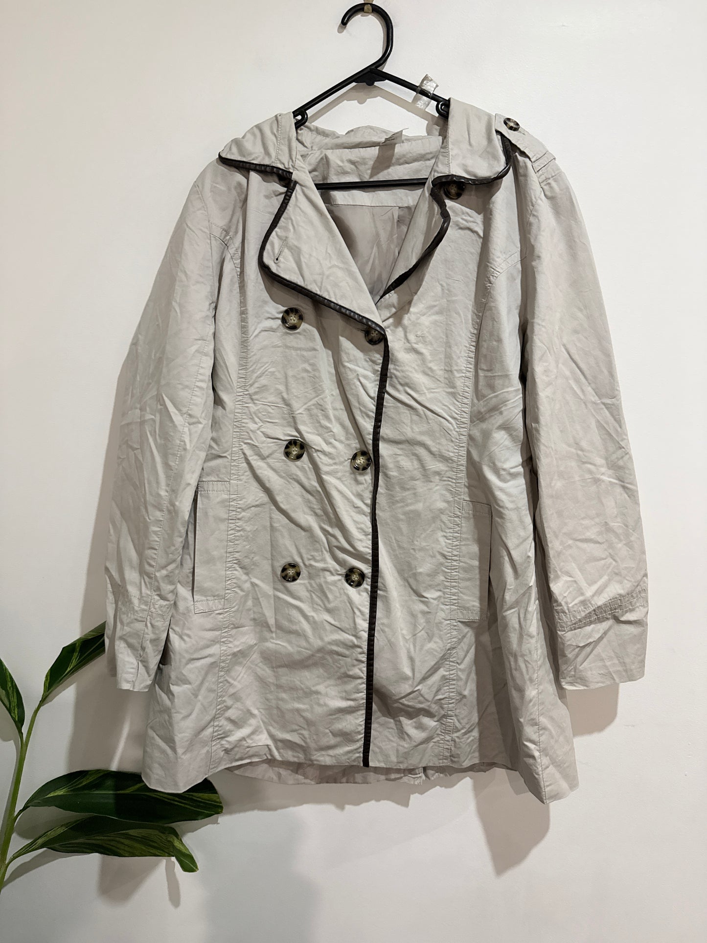 Now Trench Coat Size 14