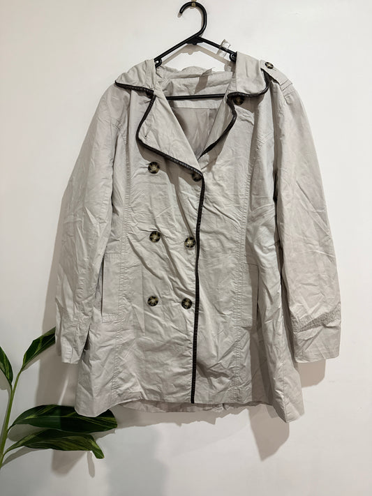 Now Trench Coat Size 14