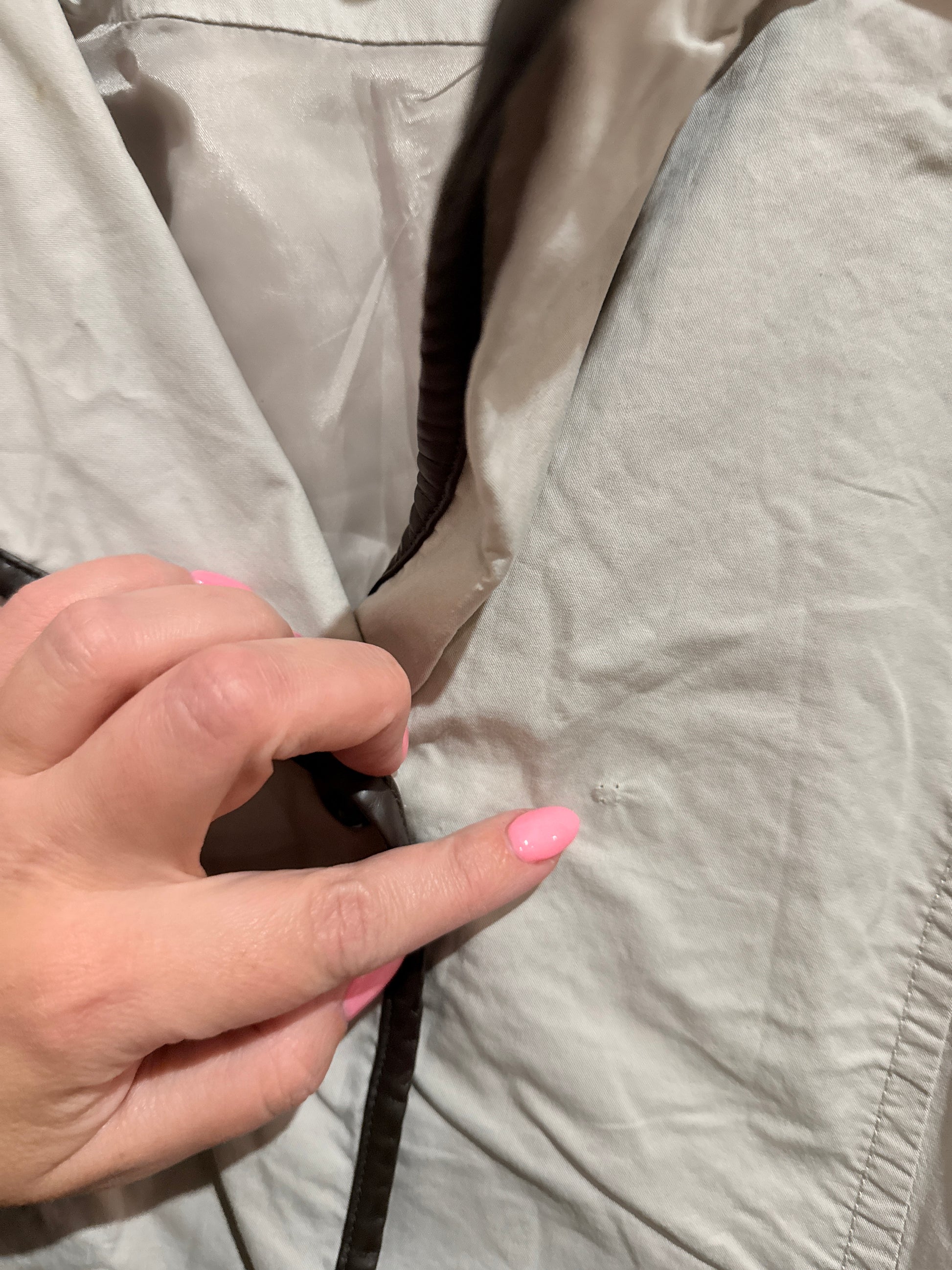 Now Trench Coat Size 14