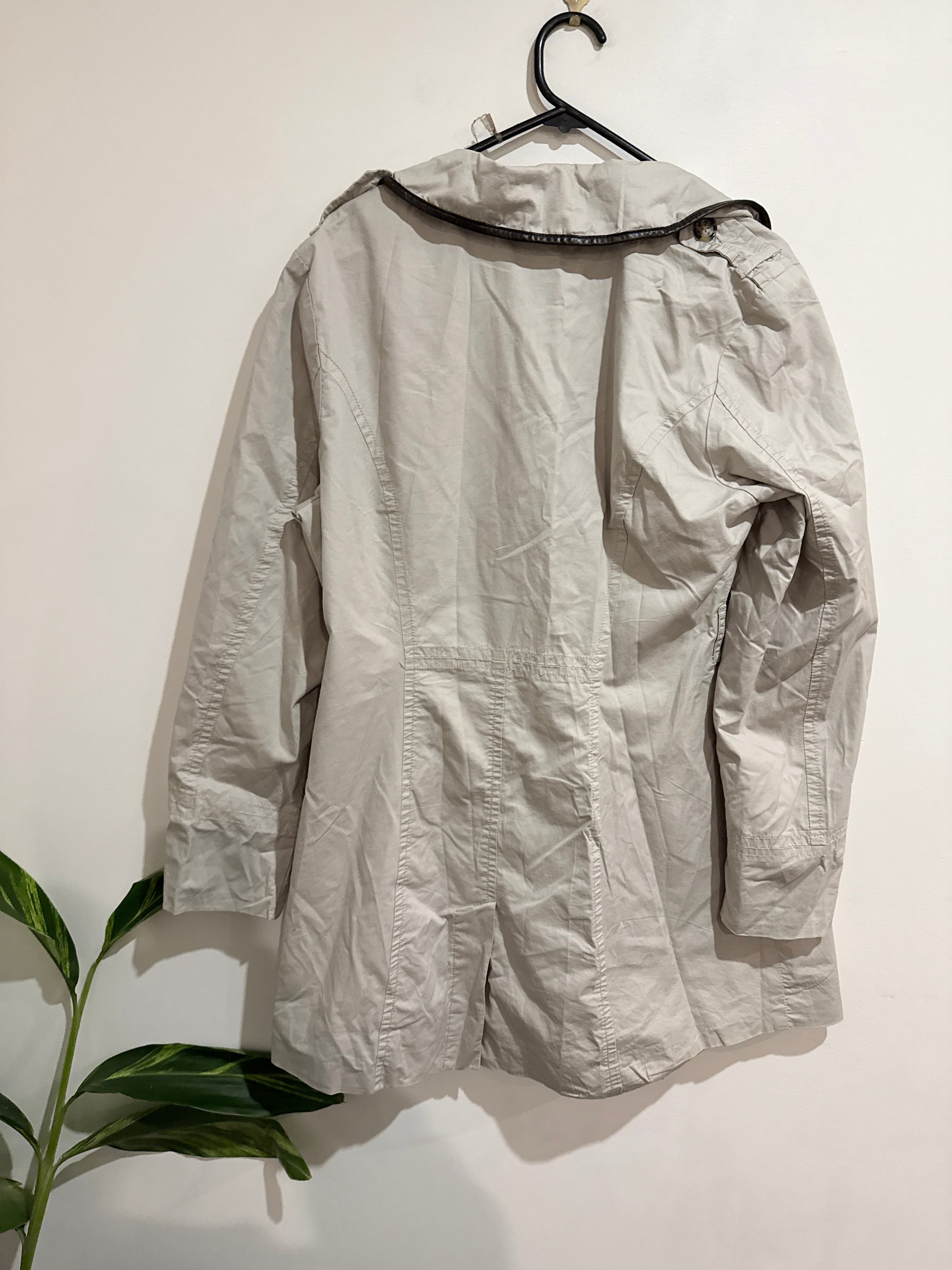 Now Trench Coat Size 14