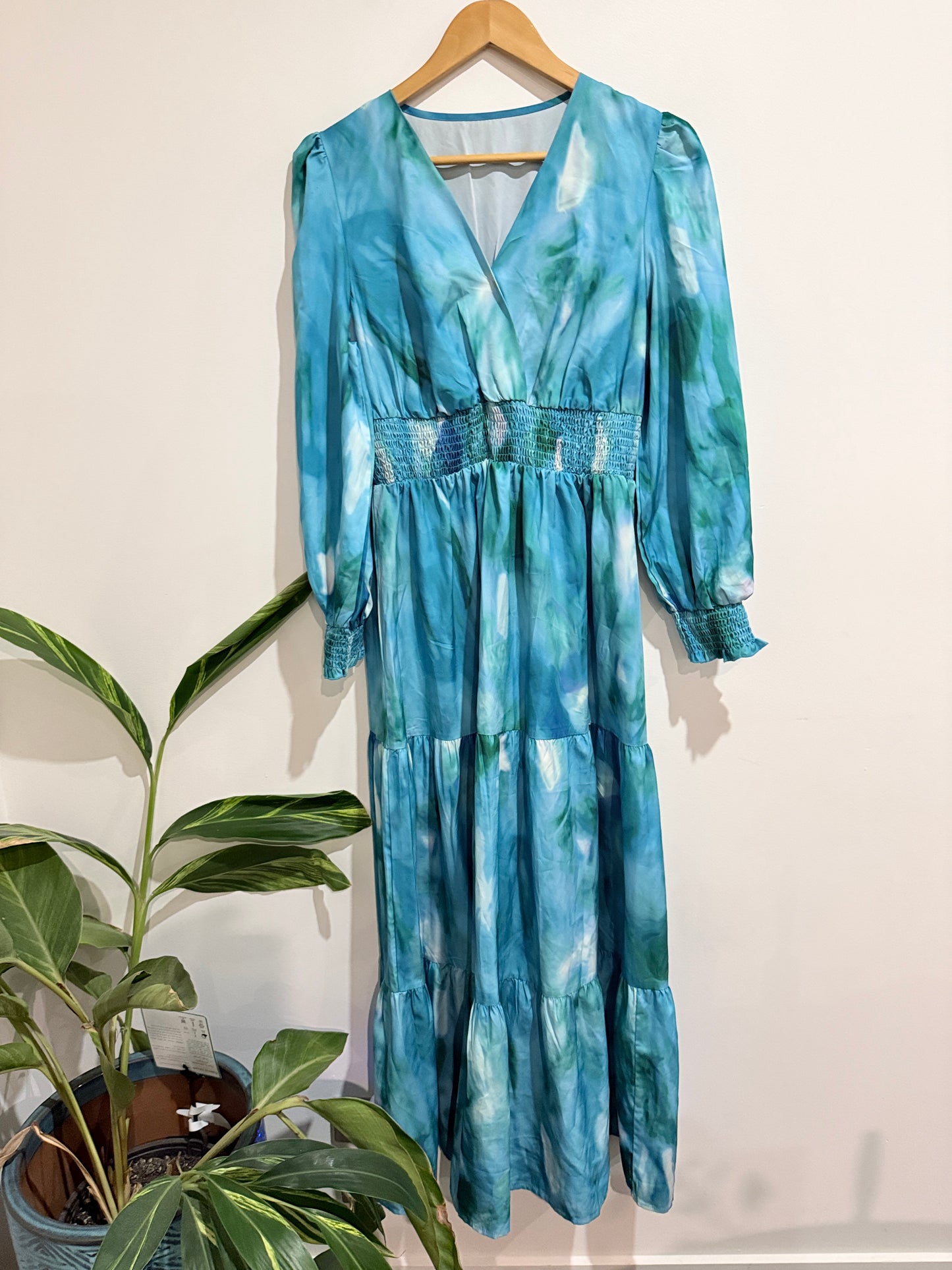 Shein Tie-dye Maxi Dress Size L