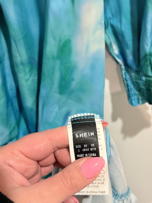 Shein Tie-dye Maxi Dress Size L