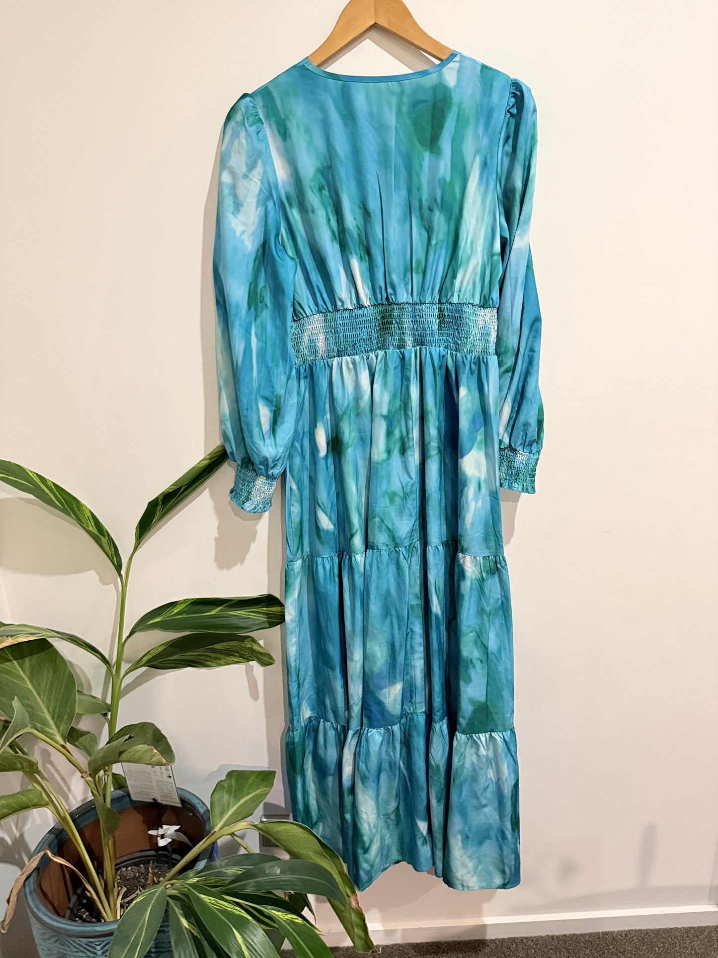 Shein Tie-dye Maxi Dress Size L