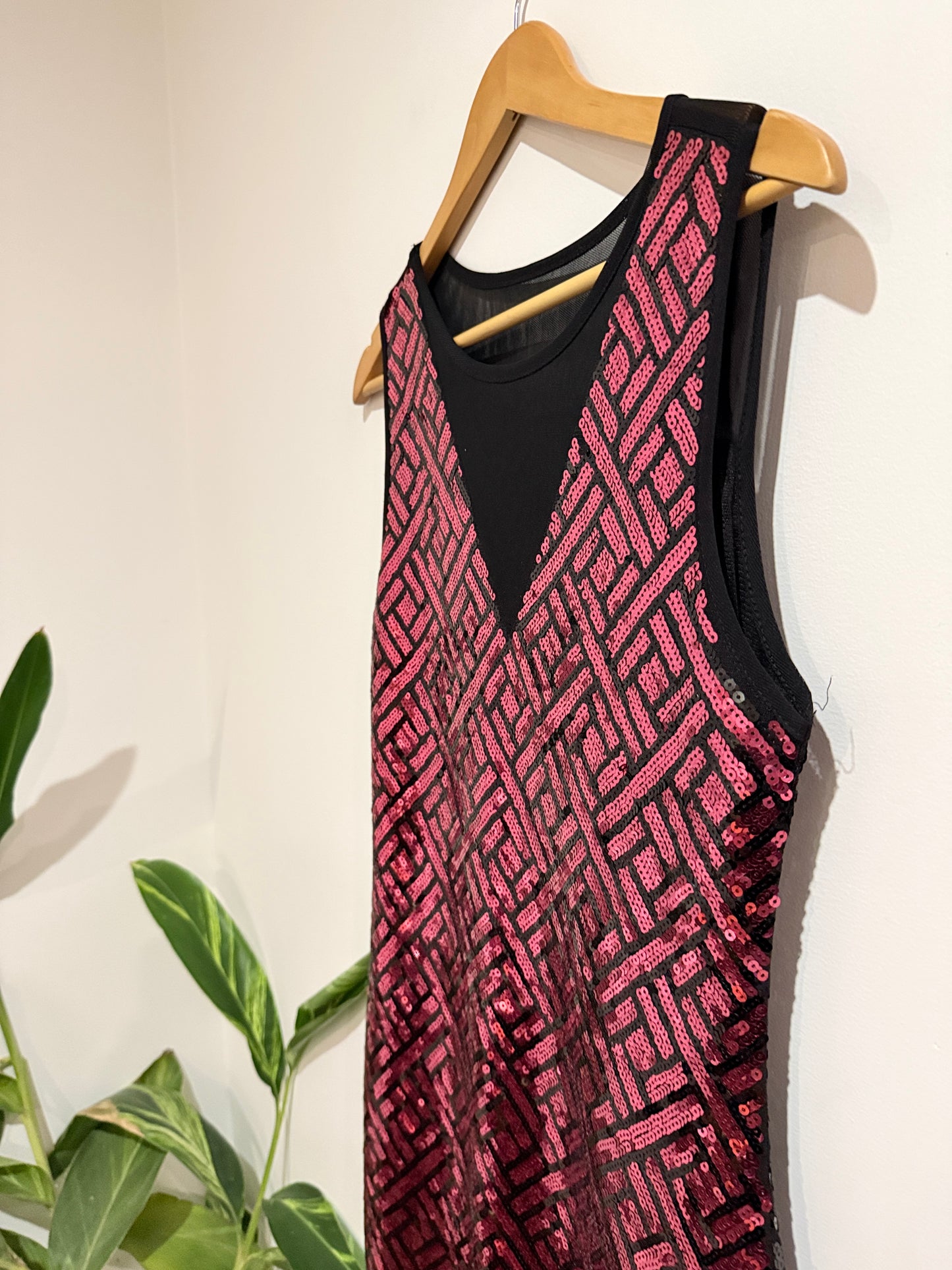 Sequined Party Dress Size U/Arm to U/Arm 44cm