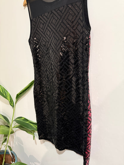 Sequined Party Dress Size U/Arm to U/Arm 44cm