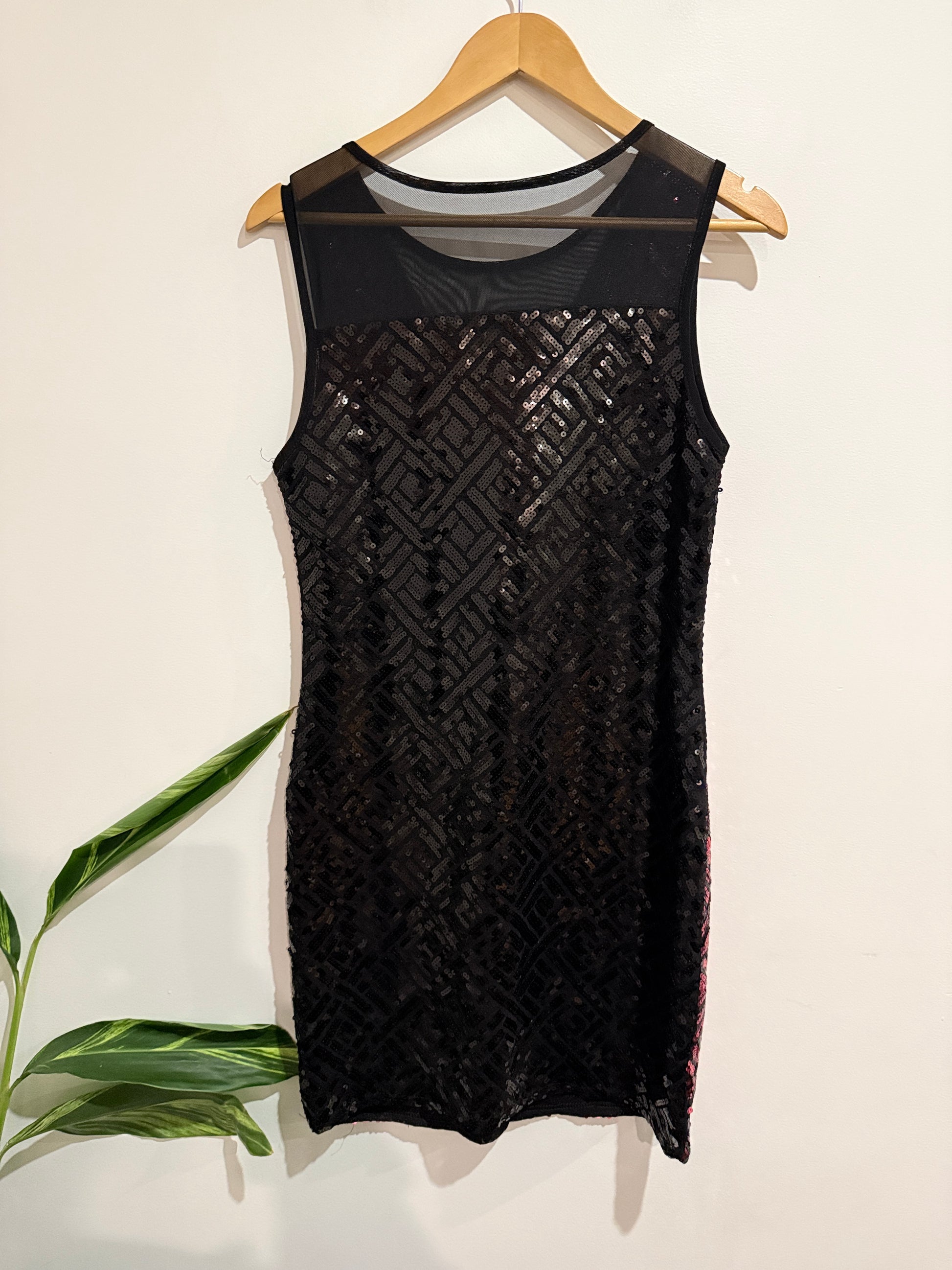 Sequined Party Dress Size U/Arm to U/Arm 44cm