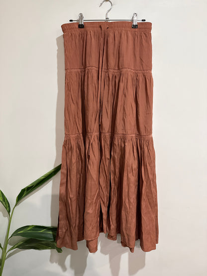 By Rusa Tiered Maxi Skirt Size 10