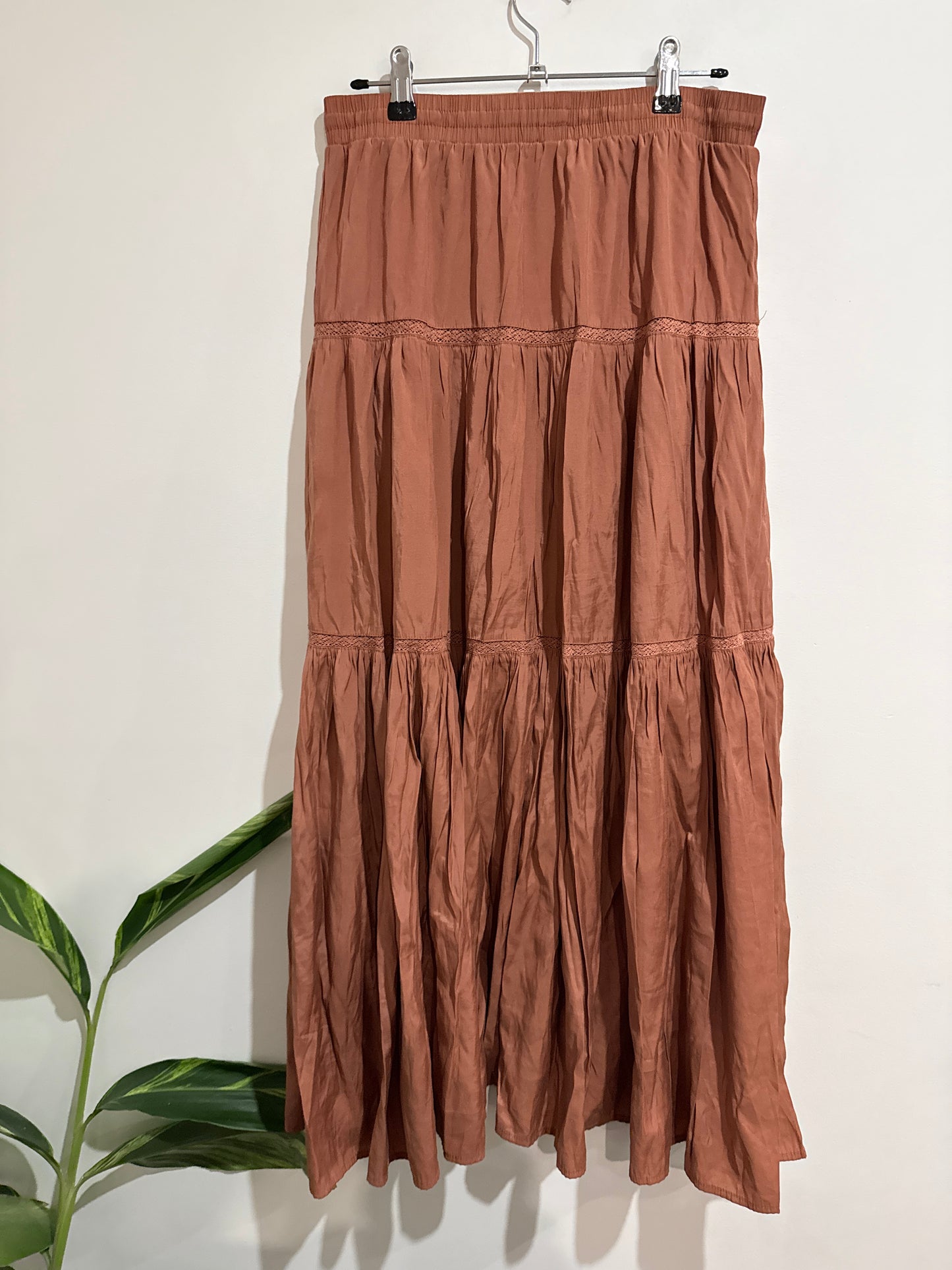 By Rusa Tiered Maxi Skirt Size 10