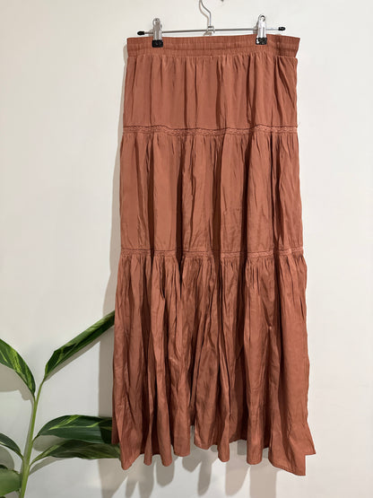 By Rusa Tiered Maxi Skirt Size 10