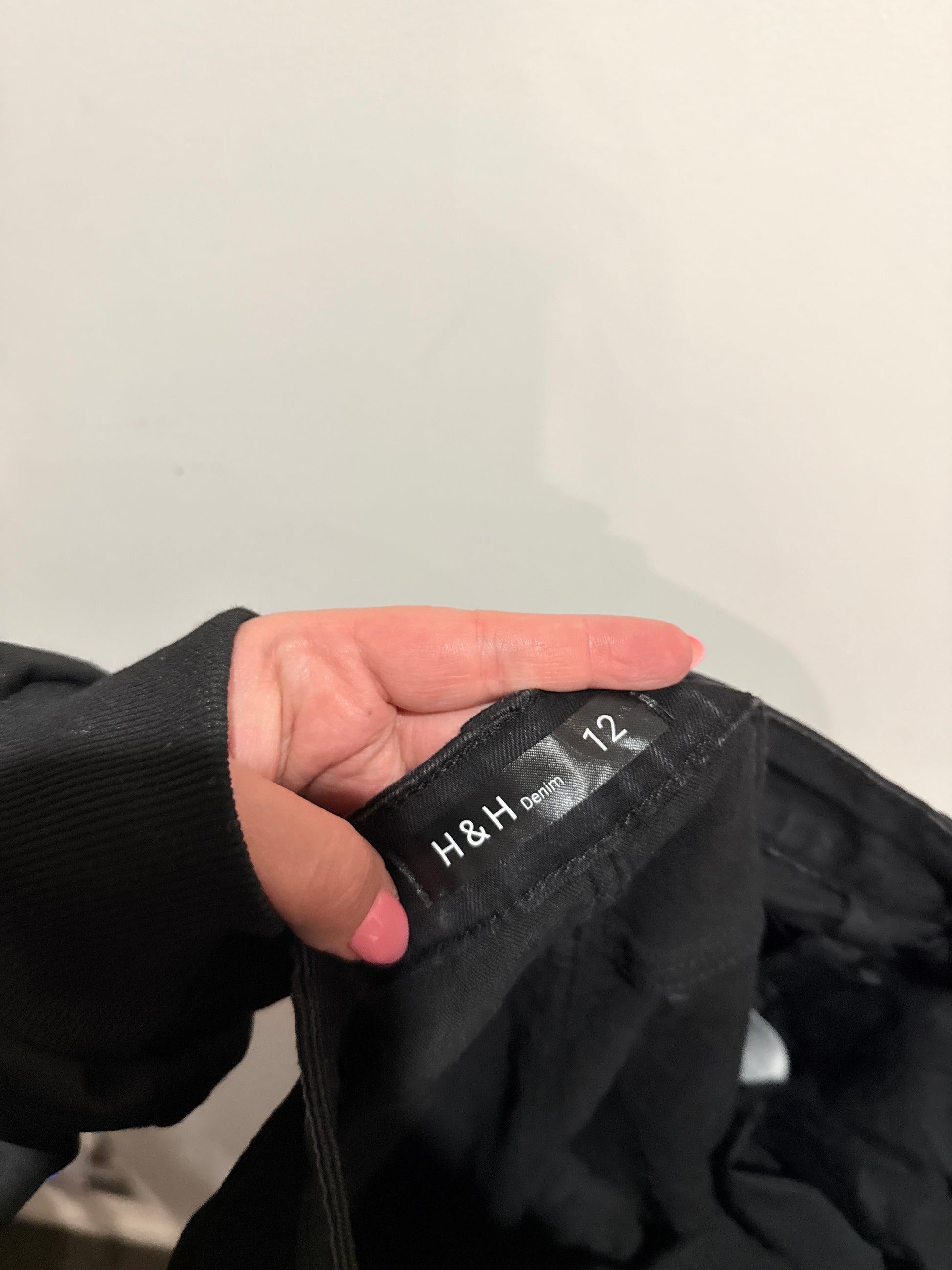 H & H High-waist Skinny Jeans Size 12