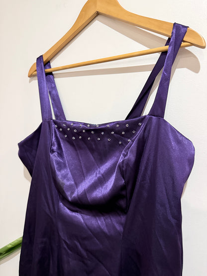 Satin Slip Dress Size U/Arm to U/Arm 50cm