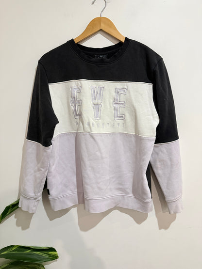 All About Eve Fleece Crewneck Sweatshirt Size 40