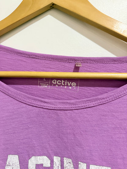 Active Intent Raglan-sleeve Shirt Size L
