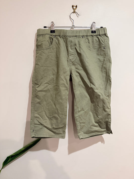Café Latté Elastic-waist Shorts Size 8