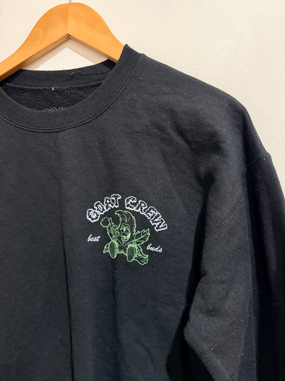 Goat Crew Crewneck Sweatshirt Size M