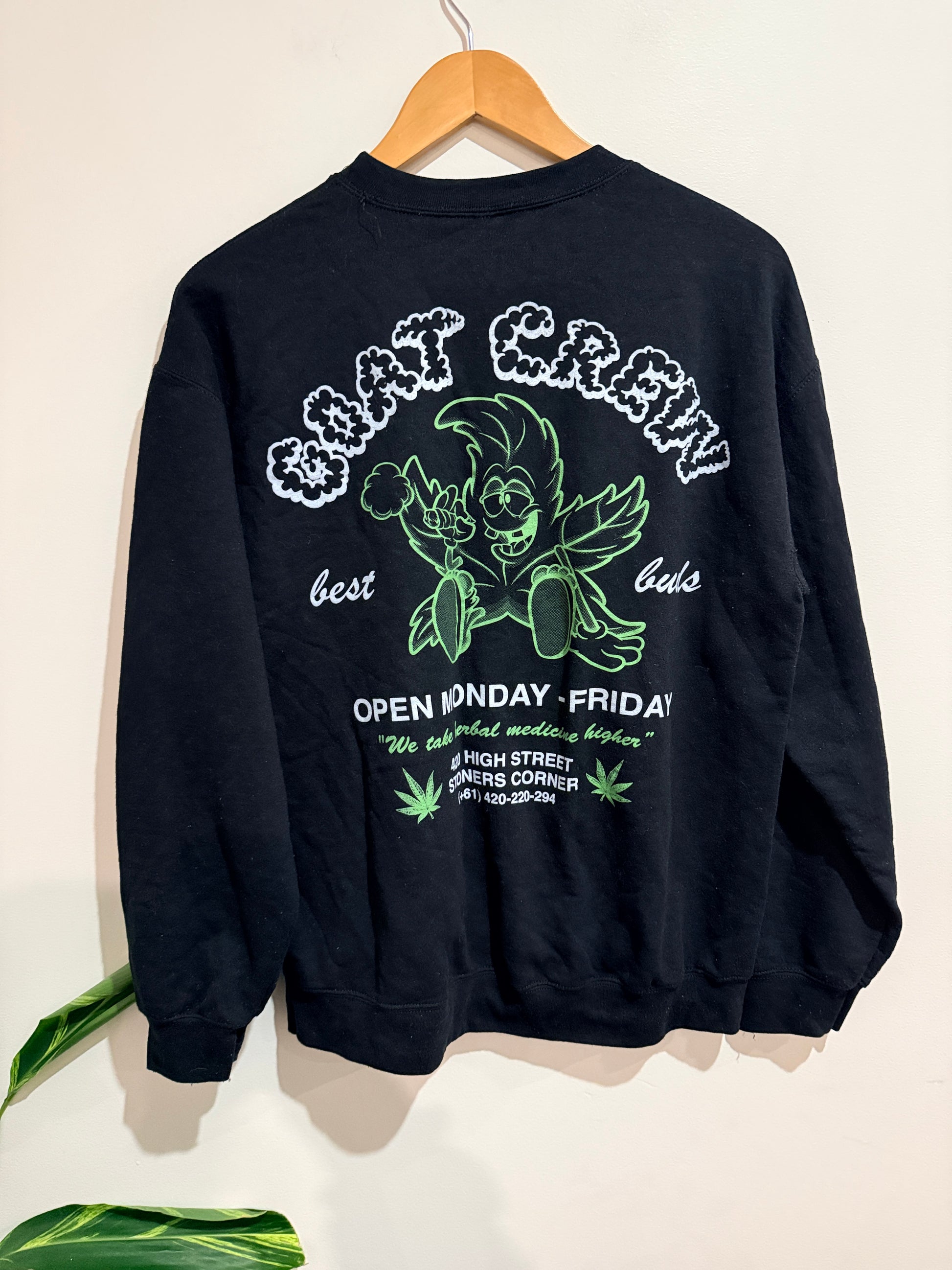 Goat Crew Crewneck Sweatshirt Size M