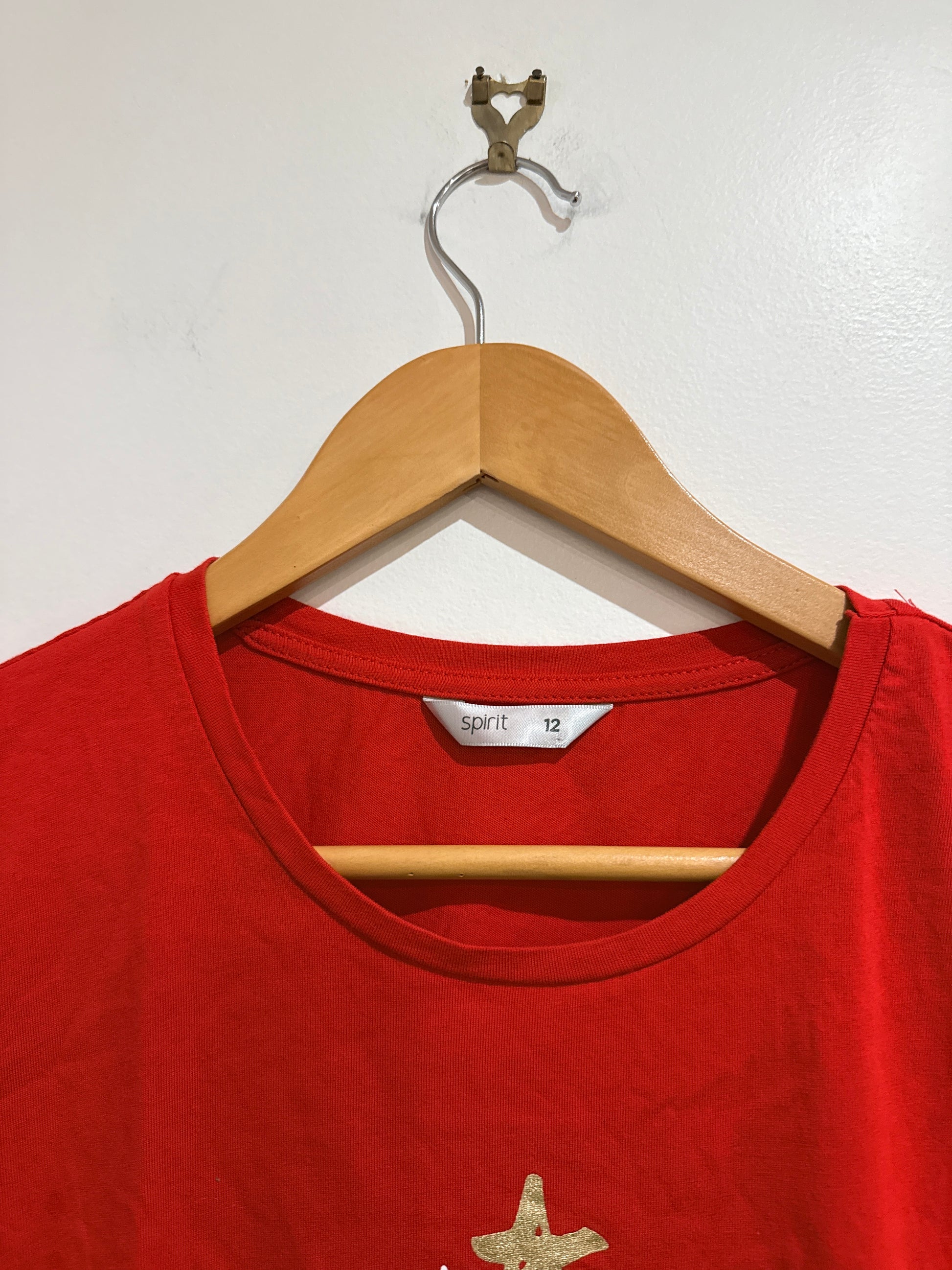 Spirit Crew Neck T-shirt Size 12