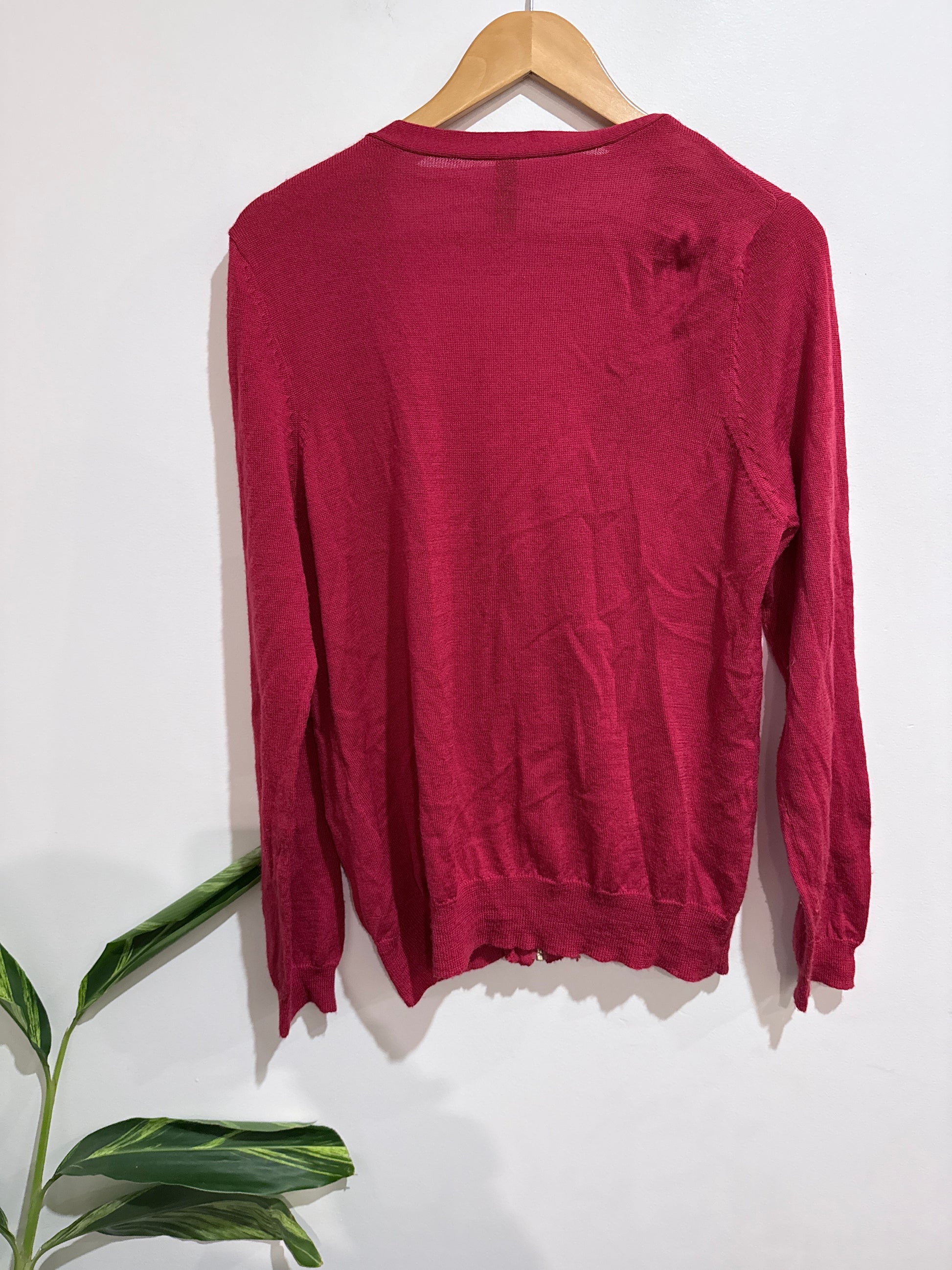 Twin Lakes Zippered Knit Cardigan Size L