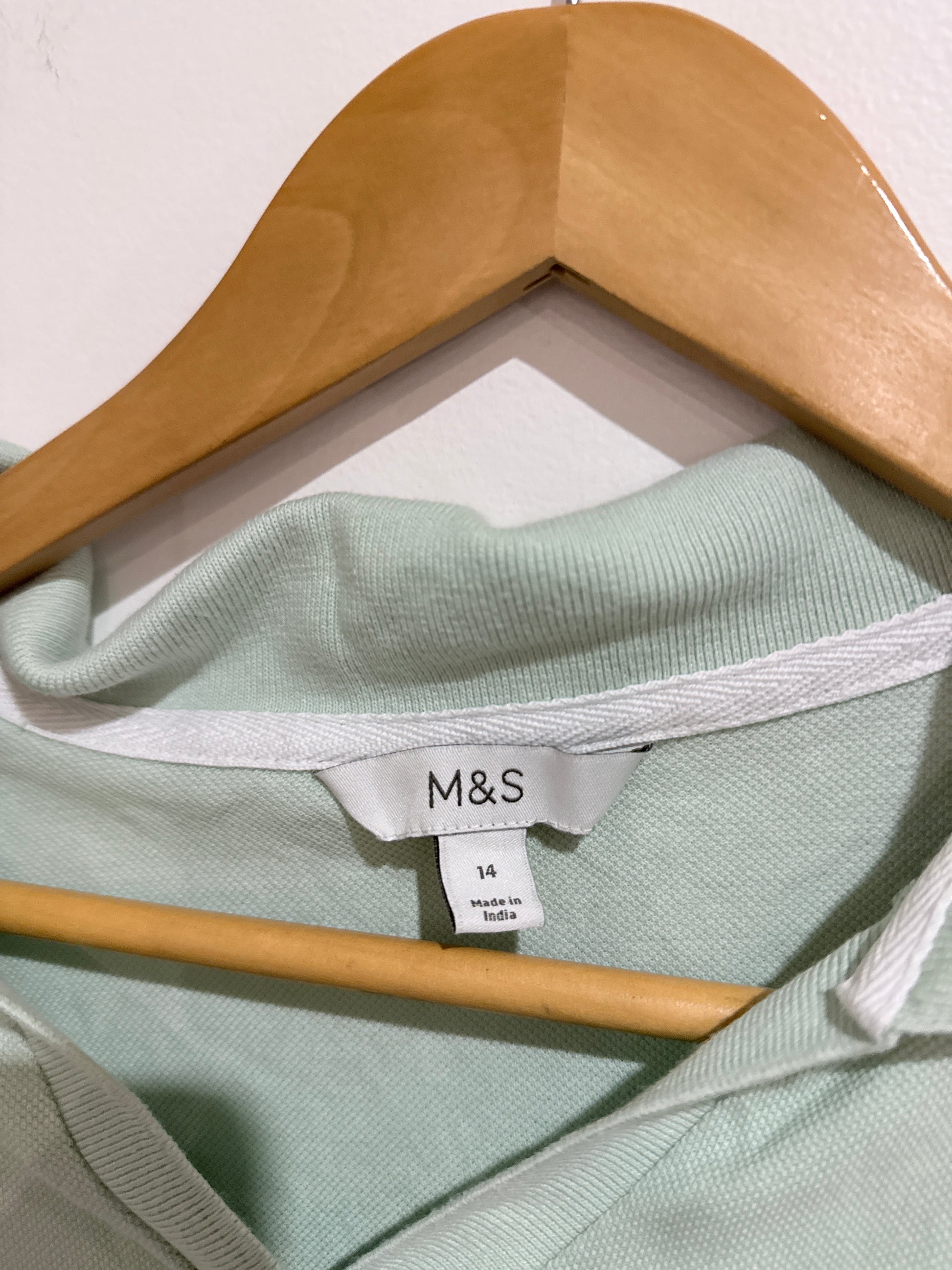 M & S Polo Shirt Size 14