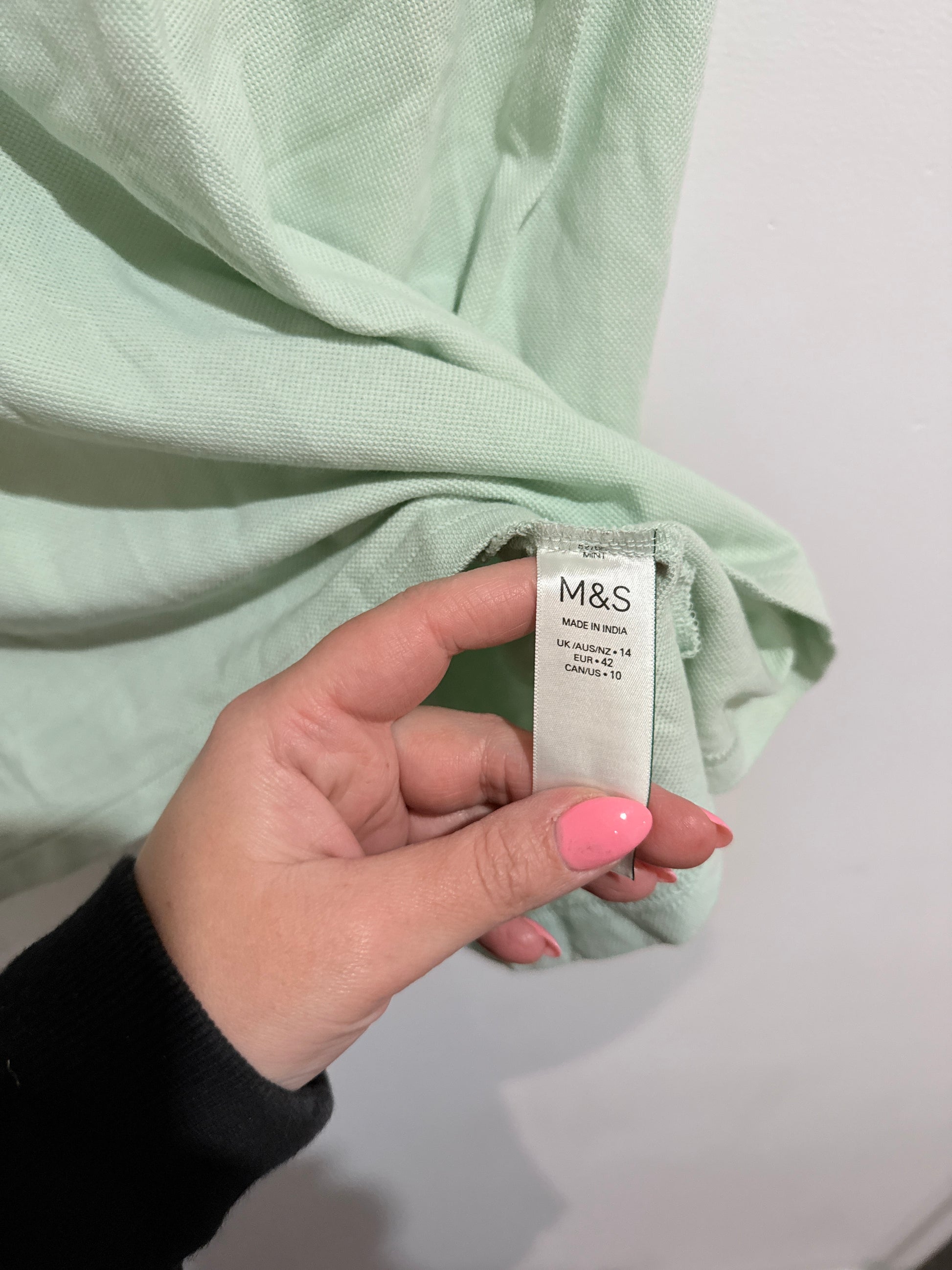 M & S Polo Shirt Size 14