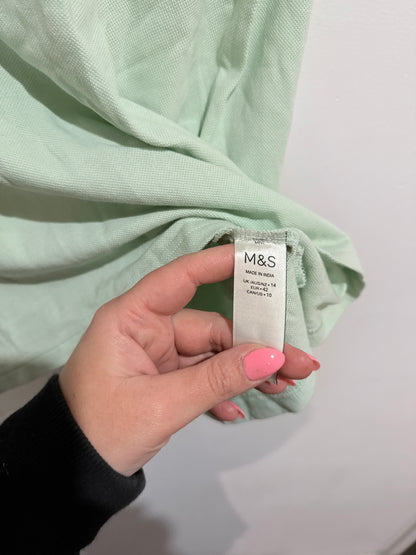M & S Polo Shirt Size 14