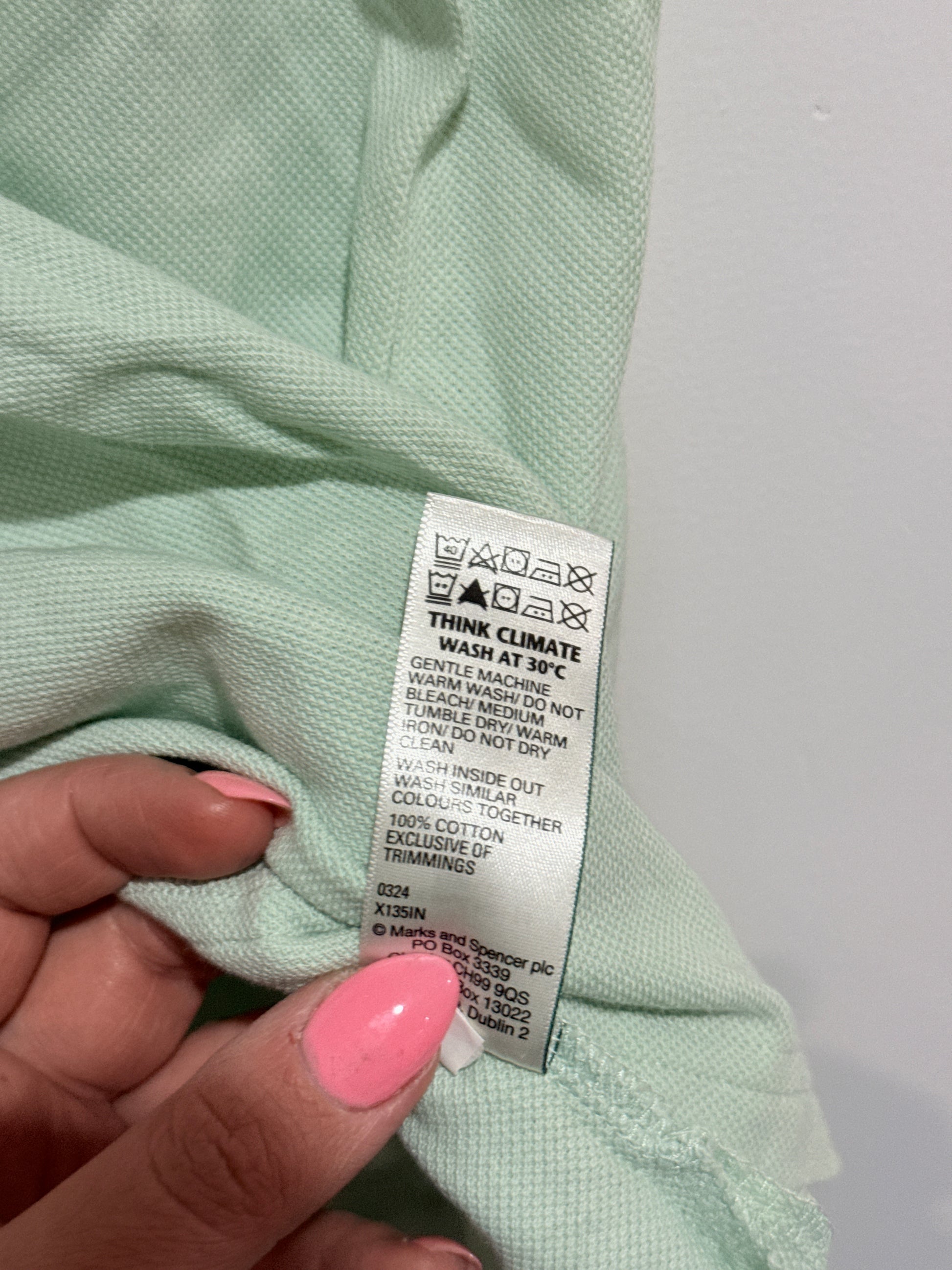 M & S Polo Shirt Size 14