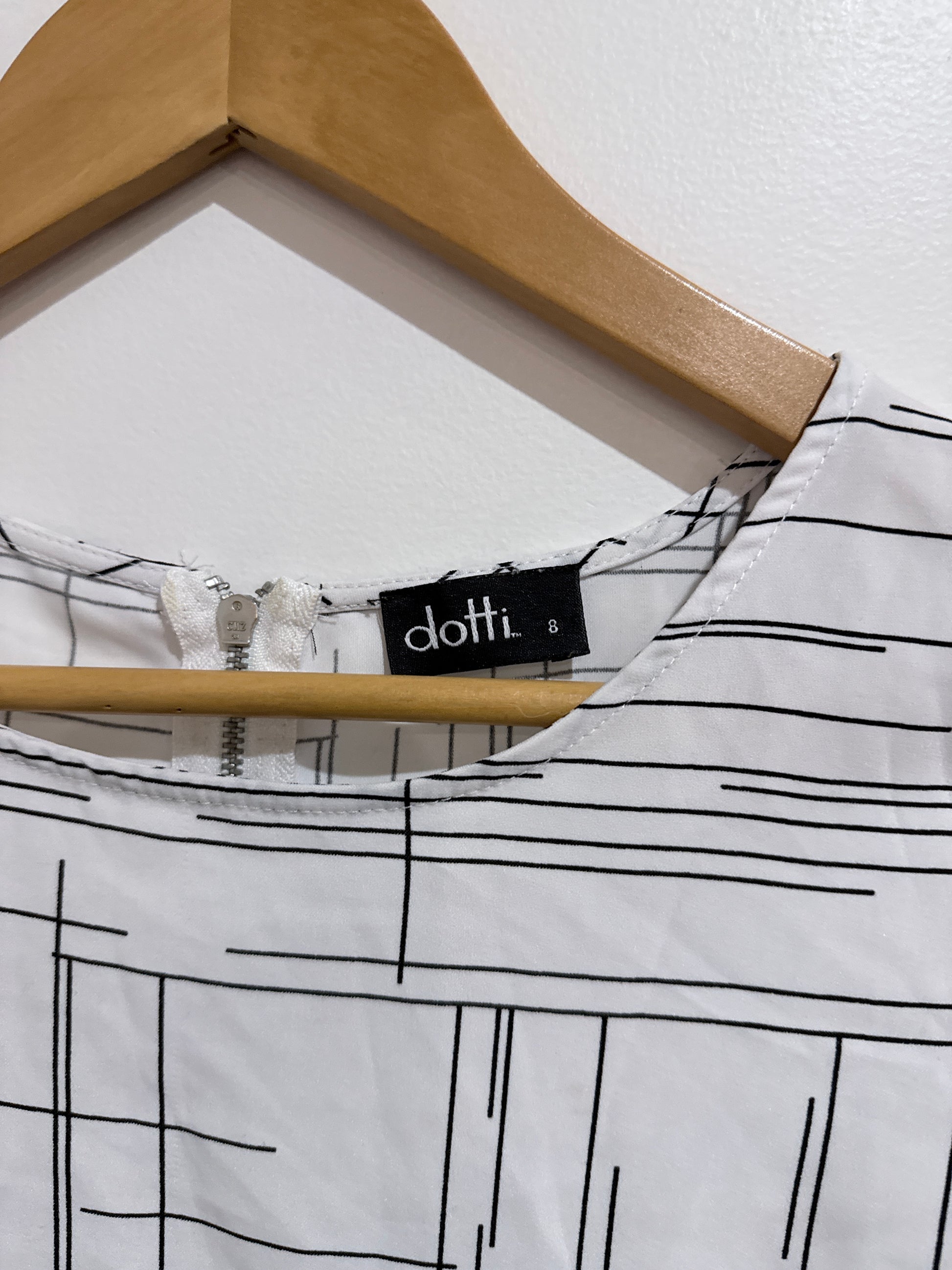 Dotti Grid-pattern Shirt Size S