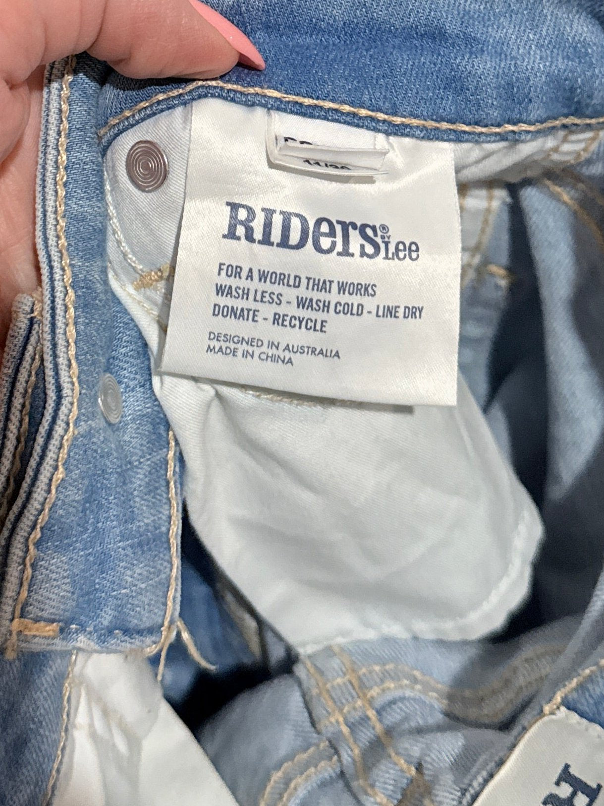 Lee High-waisted Skinny Jeans Size 7