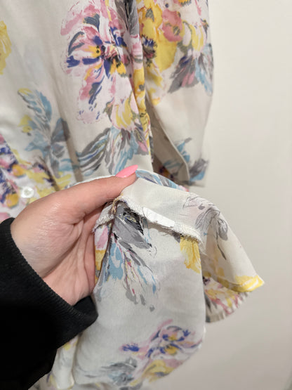 Boojoo Floral Print Shirt Dress Size 8