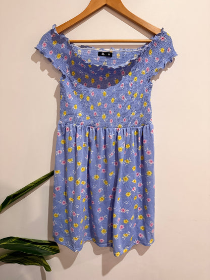 Jay Jays Daisy Print Shirred Dress Size M