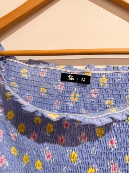 Jay Jays Daisy Print Shirred Dress Size M