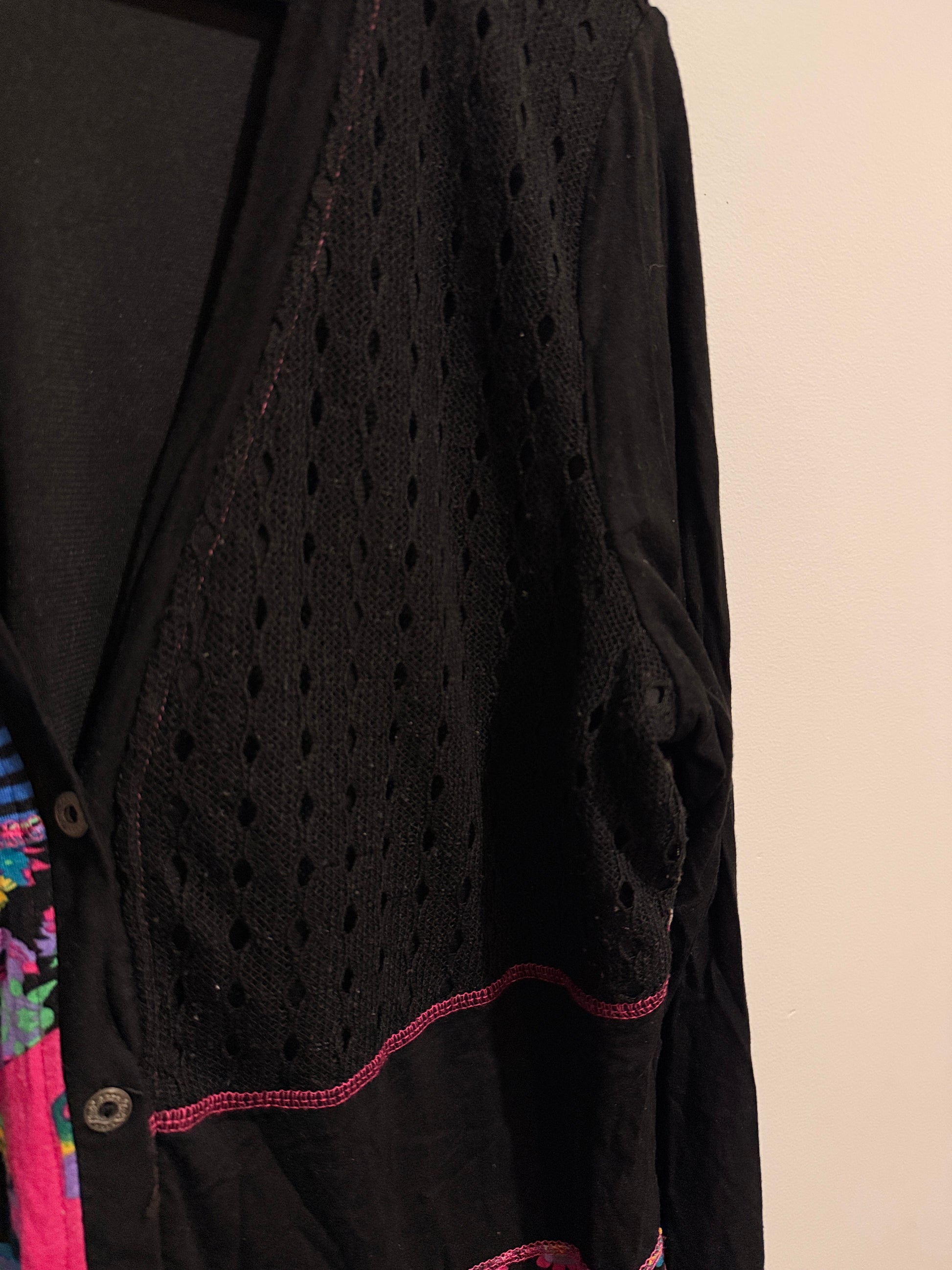 Brand Unknown Patchwork Cardigan Jacket Size Merric