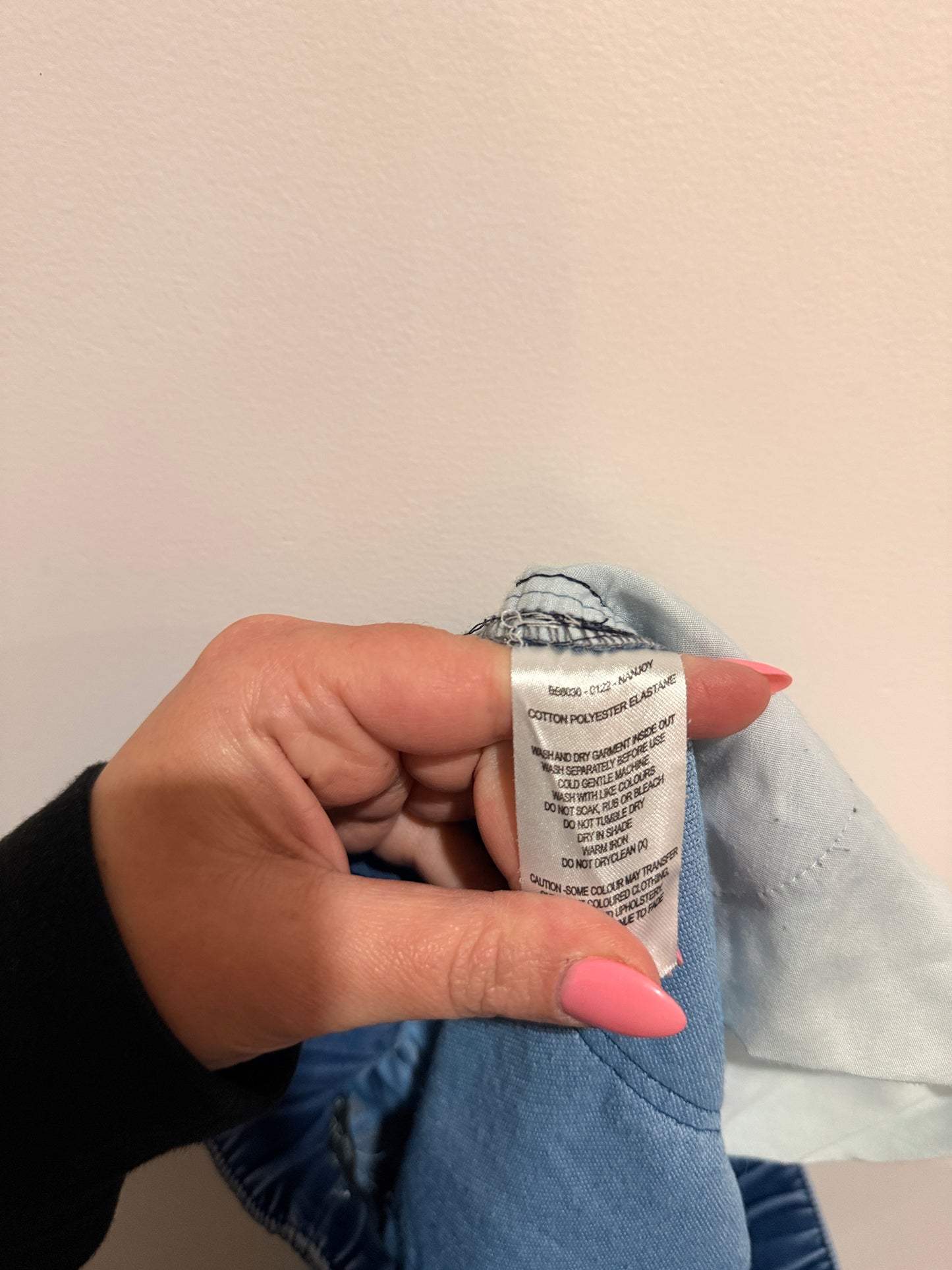 Betty Basics Drawstring Denim Joggers Size 8