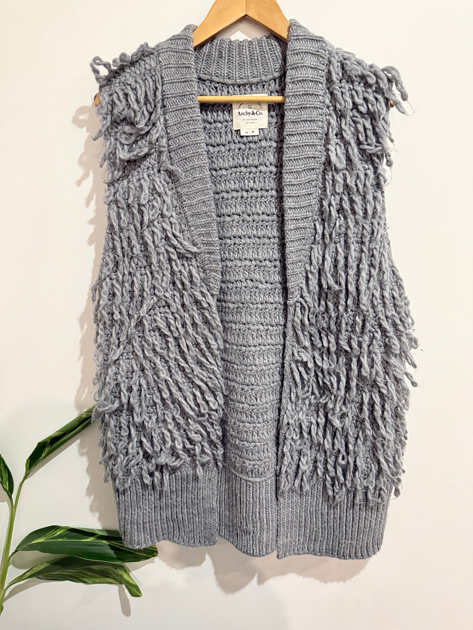 Achy & Co Cardigan Sweater Vest Size M/M