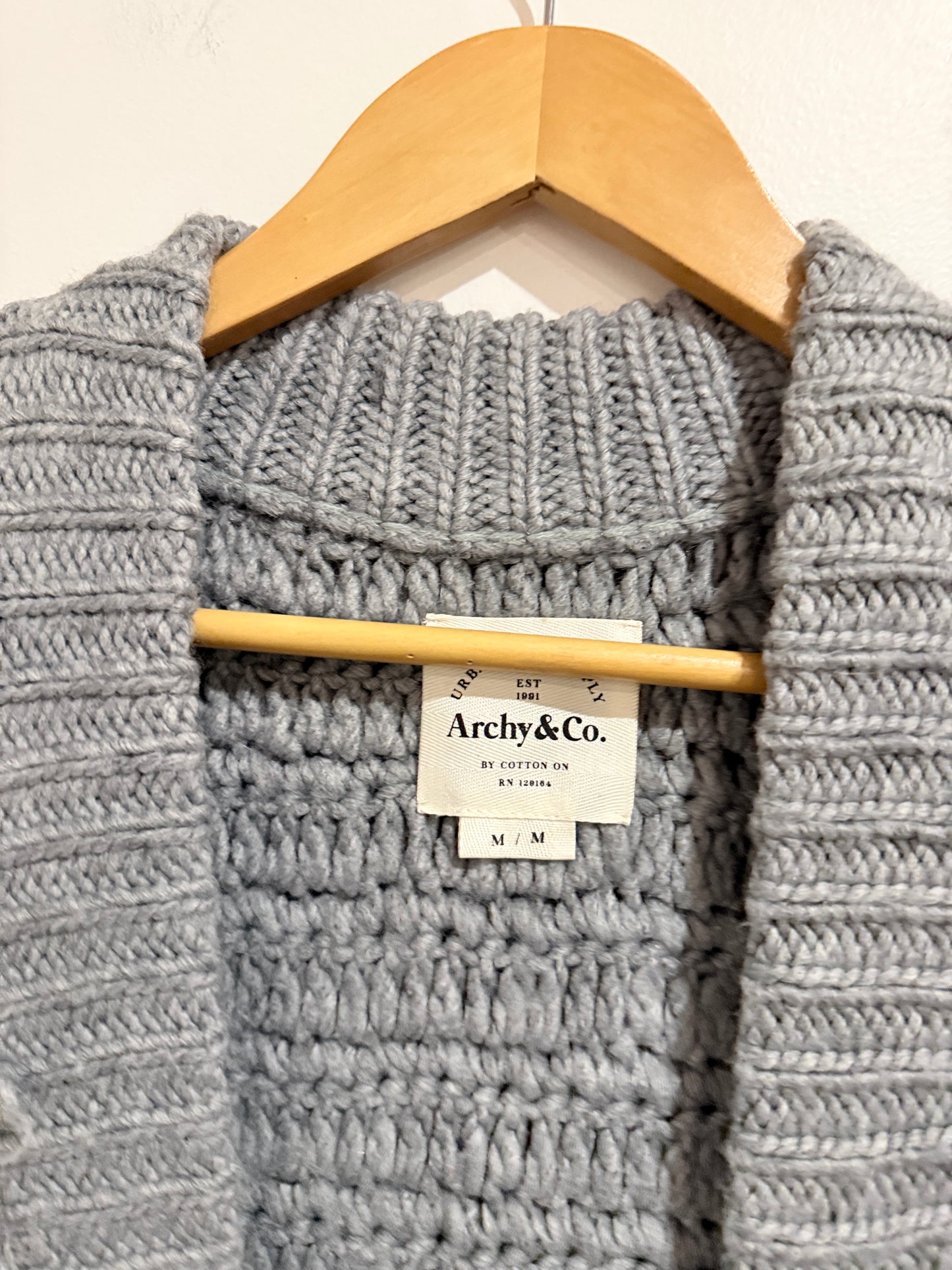 Achy & Co Cardigan Sweater Vest Size M/M