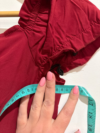 Puff Sleeve Midi Dress Size S | U/Arm to U/Arm 37cm