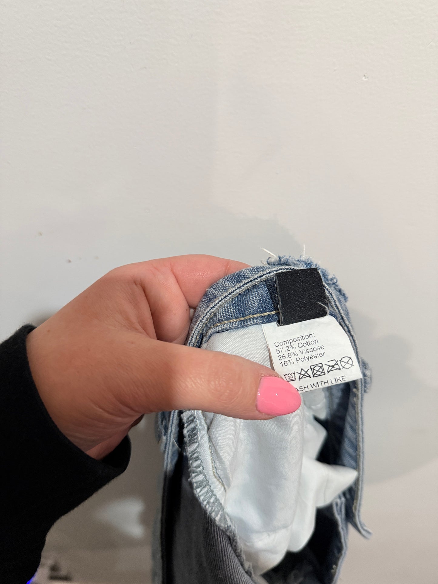Shein Raw Hem Denim Shorts Size 3XL