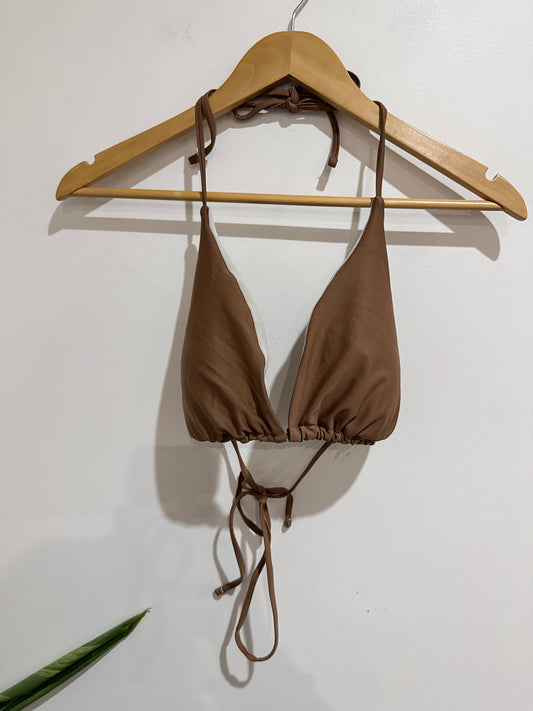 Brand Unknown Halter Triangle Bikini Top Size 2XL