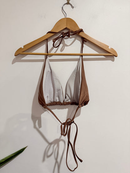 Brand Unknown Halter Triangle Bikini Top Size 2XL