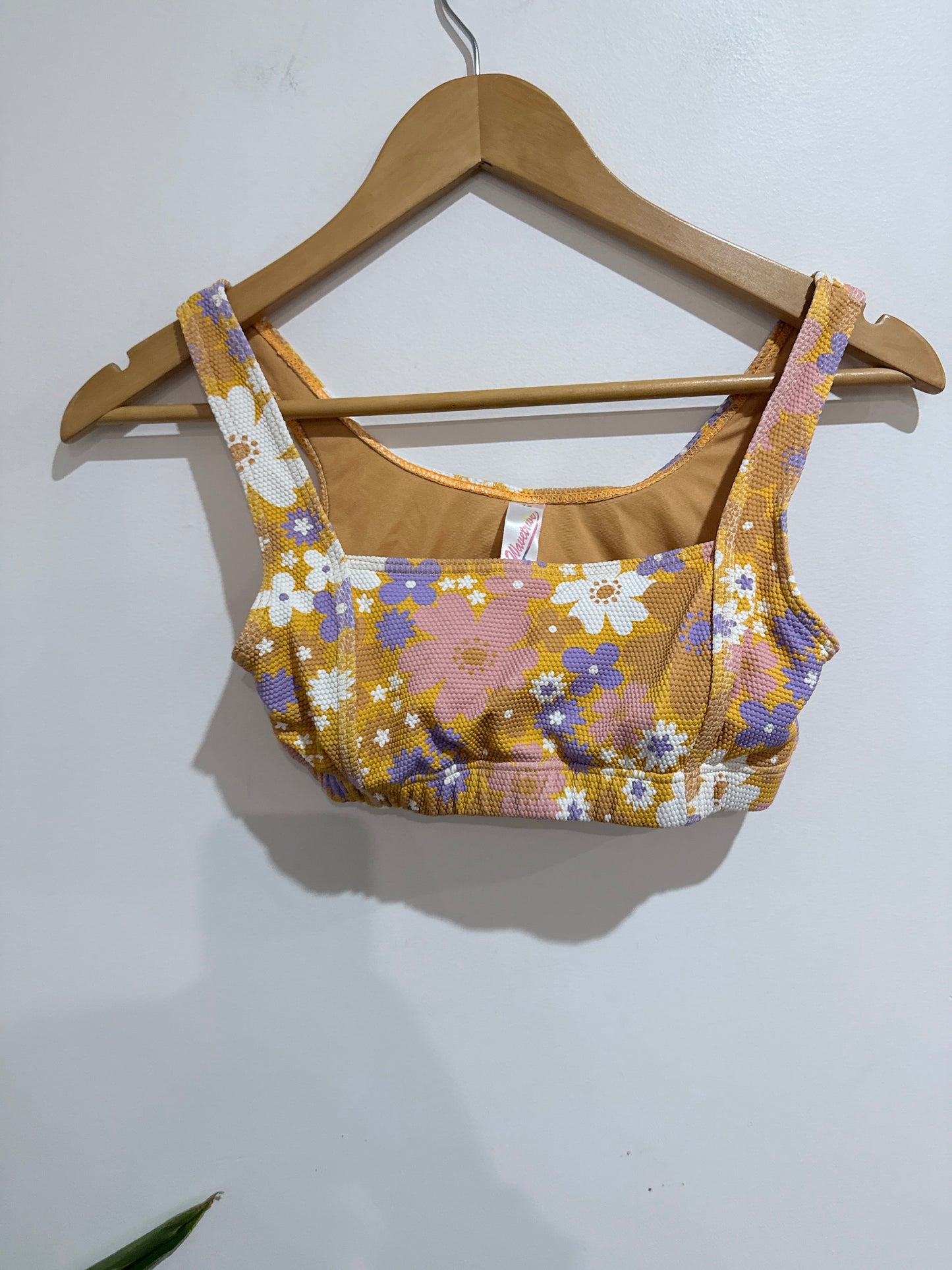 Wavetribe Floral Bralette Bikini Top Size 12